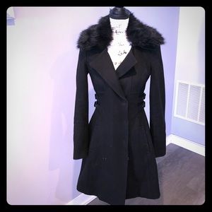 Coat with removable Fur, BEBE size XS/0
